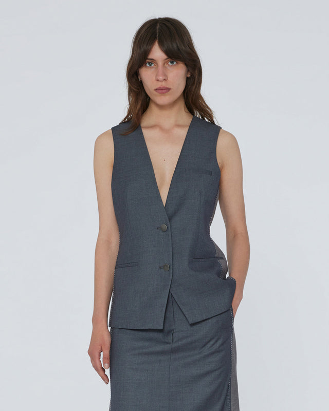 REMAIN Birger Christensen - Two Color Vest