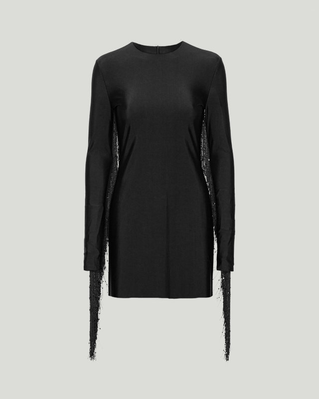 ROTATE Birger Christensen - Sequin Fringe Mini Dress