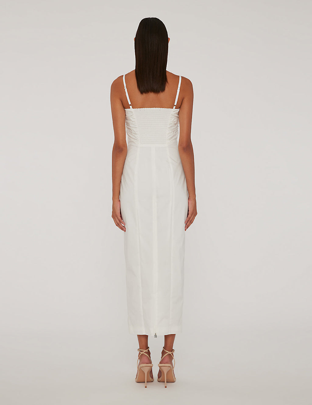 ROTATE Birger Christensen - Ruched Cup Midi Dress  projectscandinavia