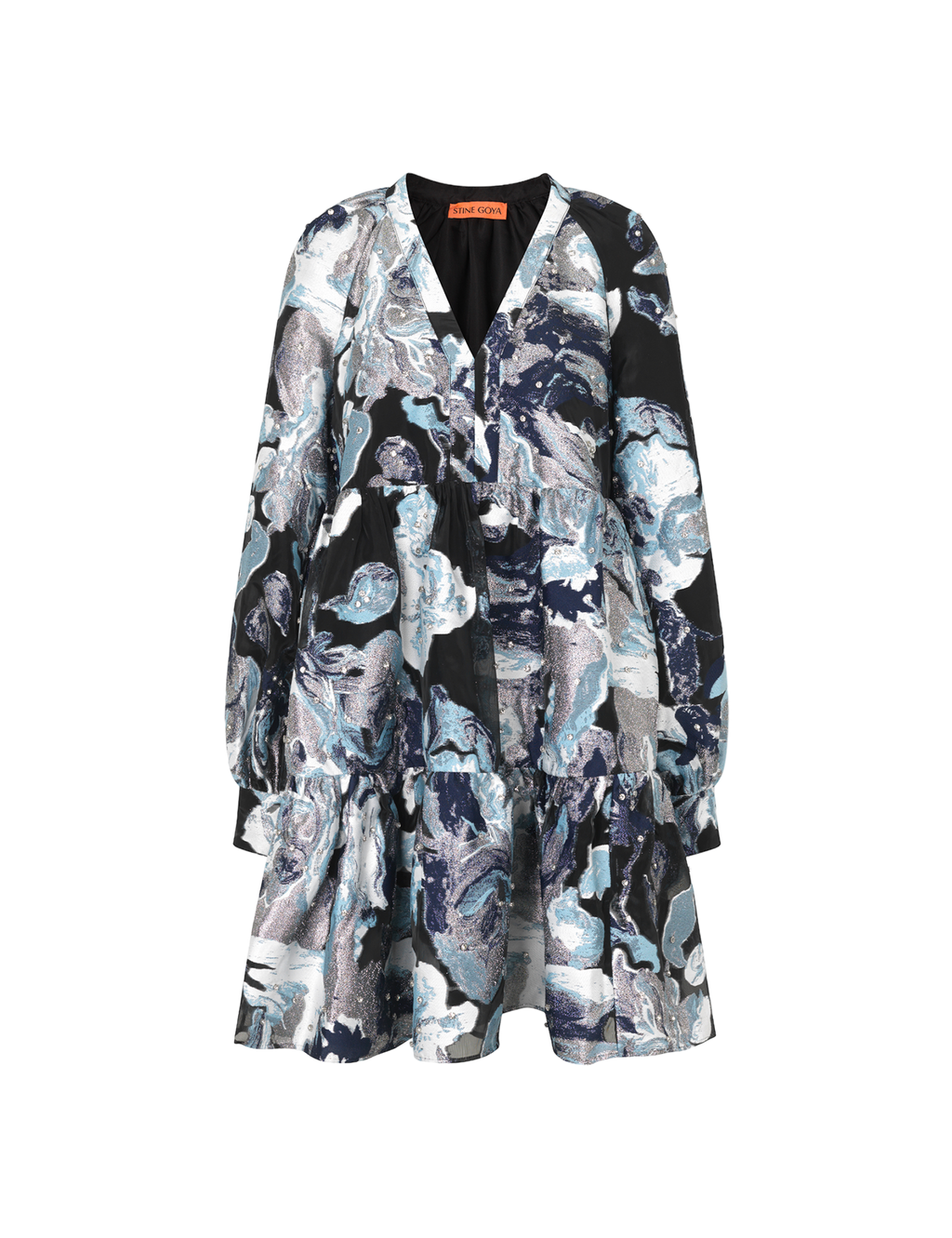 Stine Goya - Jasmine Organza Jacquard Dress – projectscandinavia