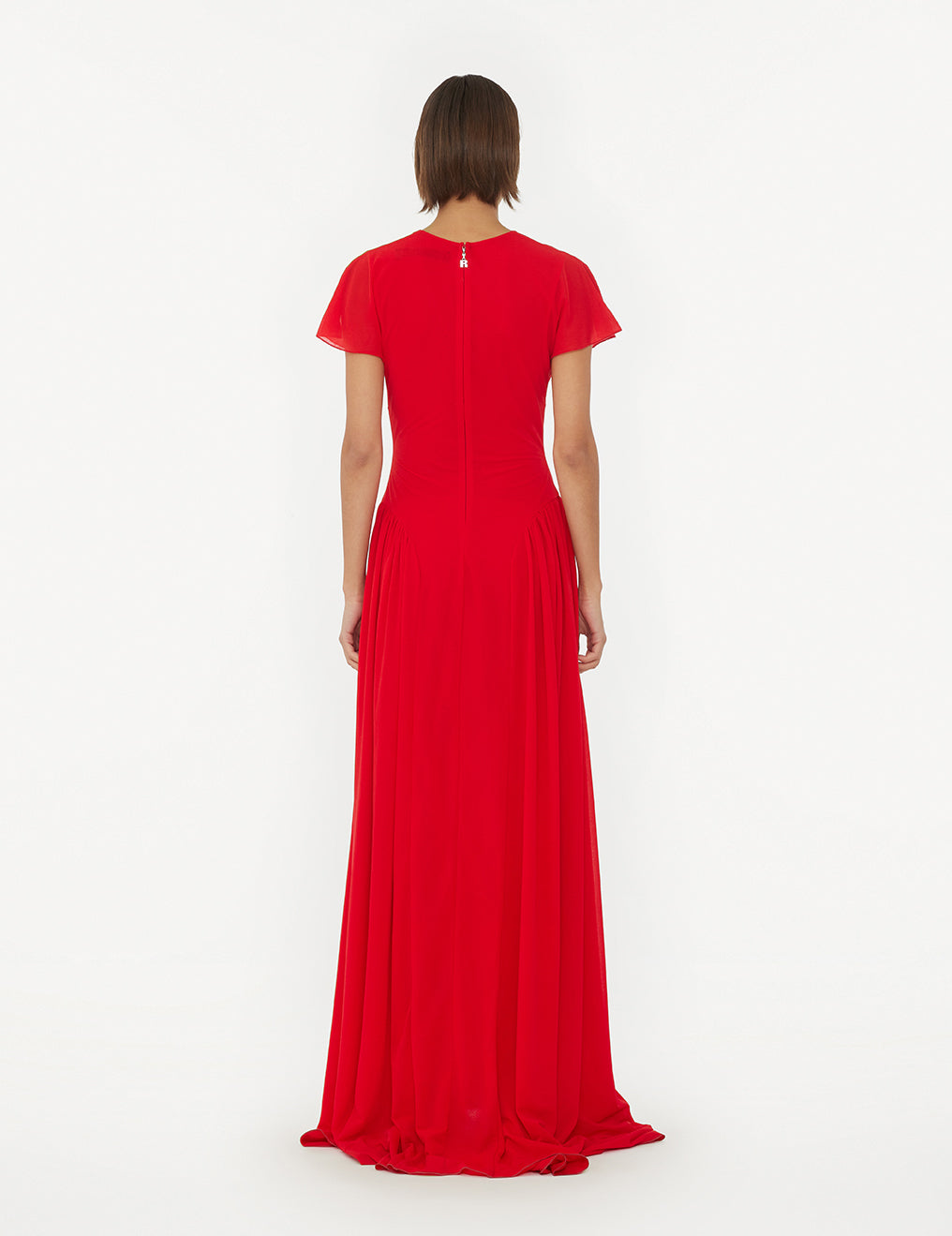 【関税&送料込】Rotate Birger Christensen Long Dress With Dr ROTATE BIRGER CHRISTENSEN V-neck Maxi Dress | Red | FARFETCH