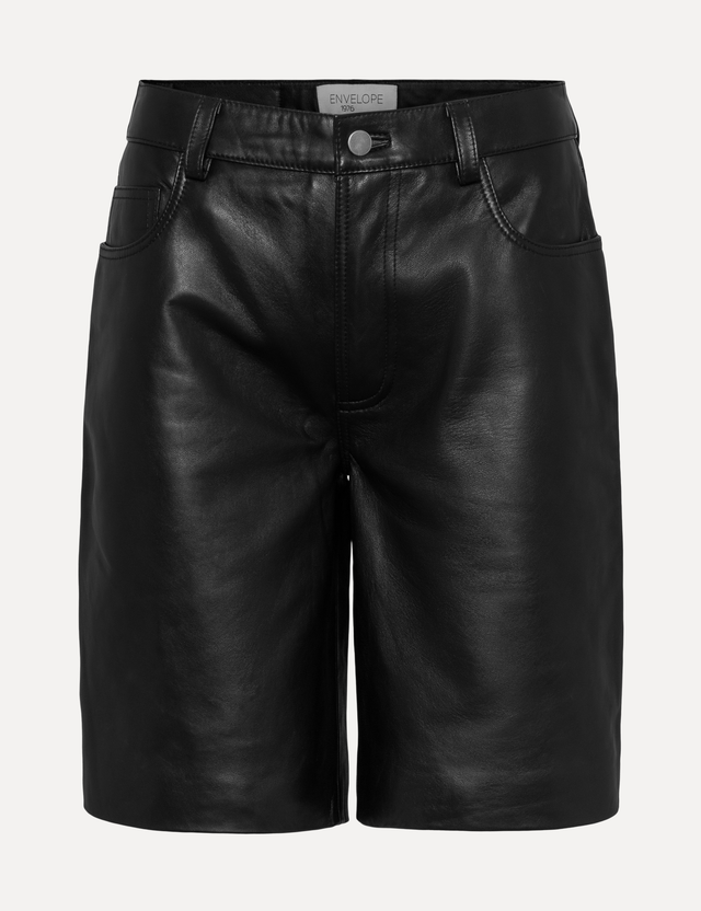 ENVELOPE1976 - Plot Leather Shorts