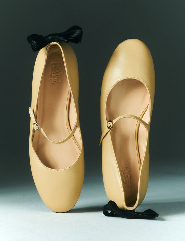 Gia Borghini - Grete Napa Ballerina Shoes