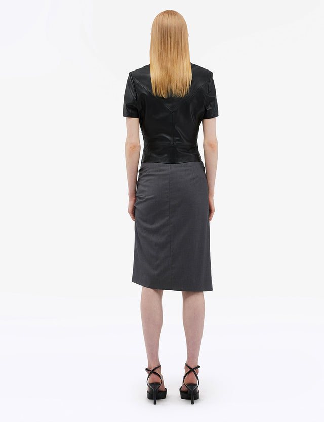 REMAIN - Tied Suiting Skirt