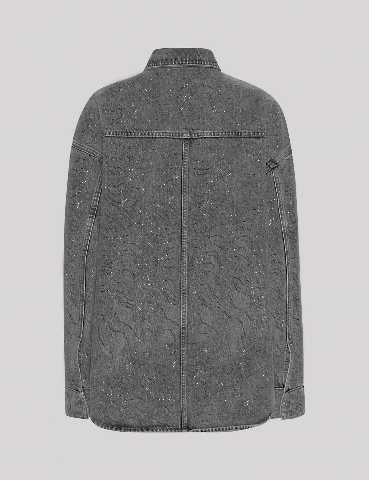 クリスタル★デニムジャケット★ ROTATE BIRGER CHRISTENSEN ROTATE Birger Christensen - Rhinestone Denim Shirt