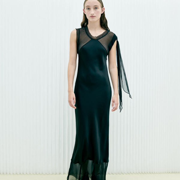 the garment catania tie-back silk maxi dress The Garment Catania Tie-Back Silk Maxi Dress In Green - 50% Off